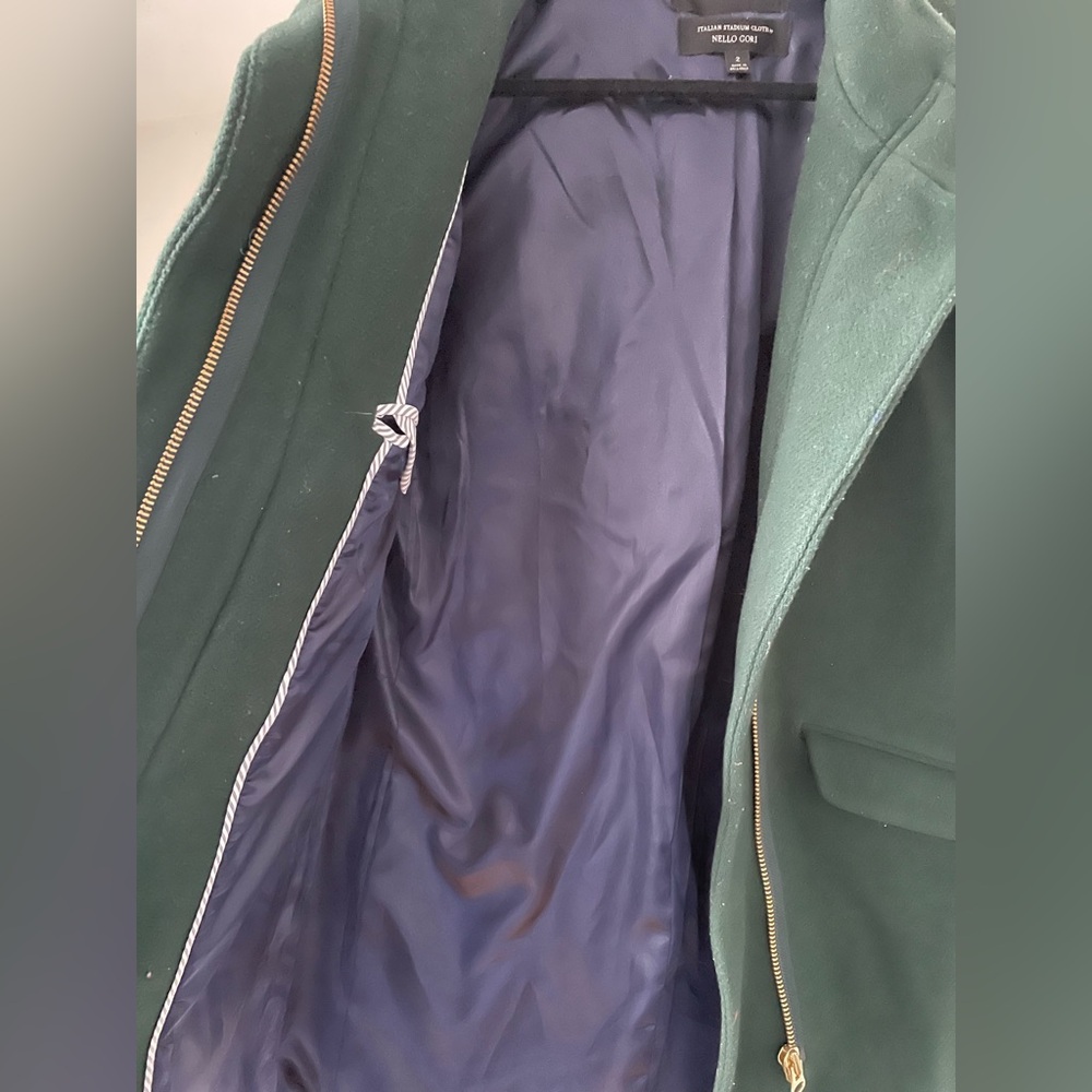 J. Crew Cocoon Coat Italian Stadium Cloth Wool - Picture 6 of 8